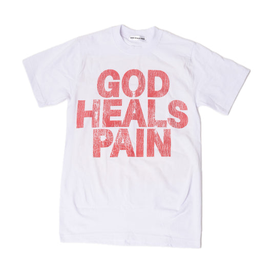 RED LOGO (WHITE T-SHIRT)