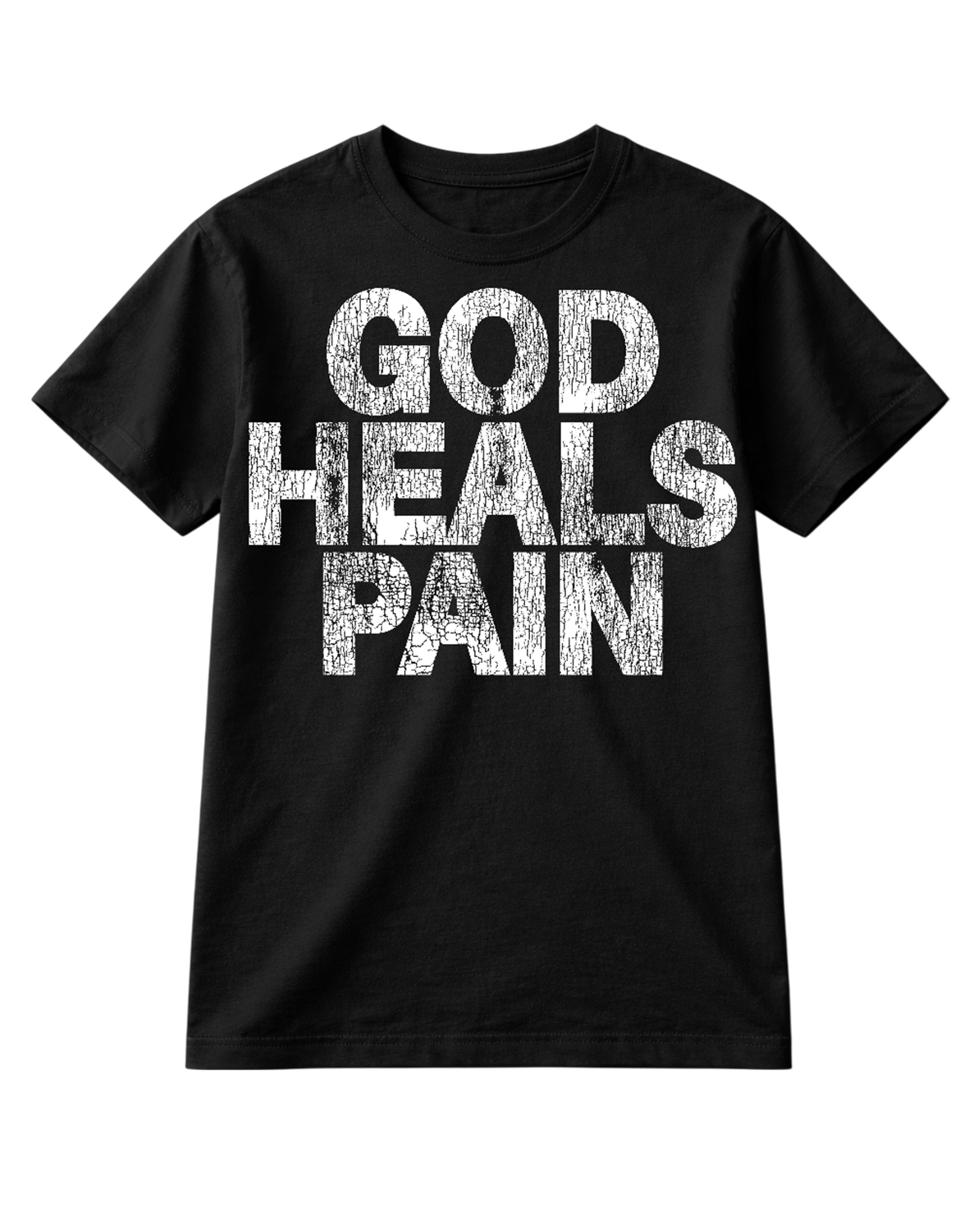 WHITE LOGO (BLACK T-SHIRT)