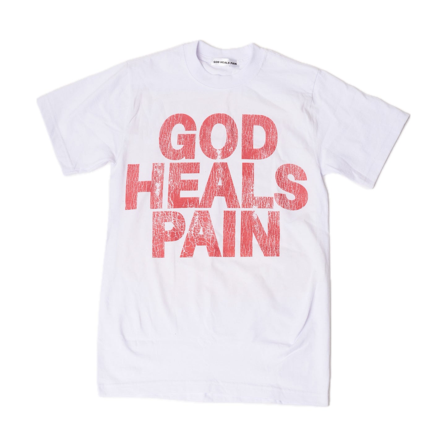 RED LOGO (WHITE T-SHIRT)