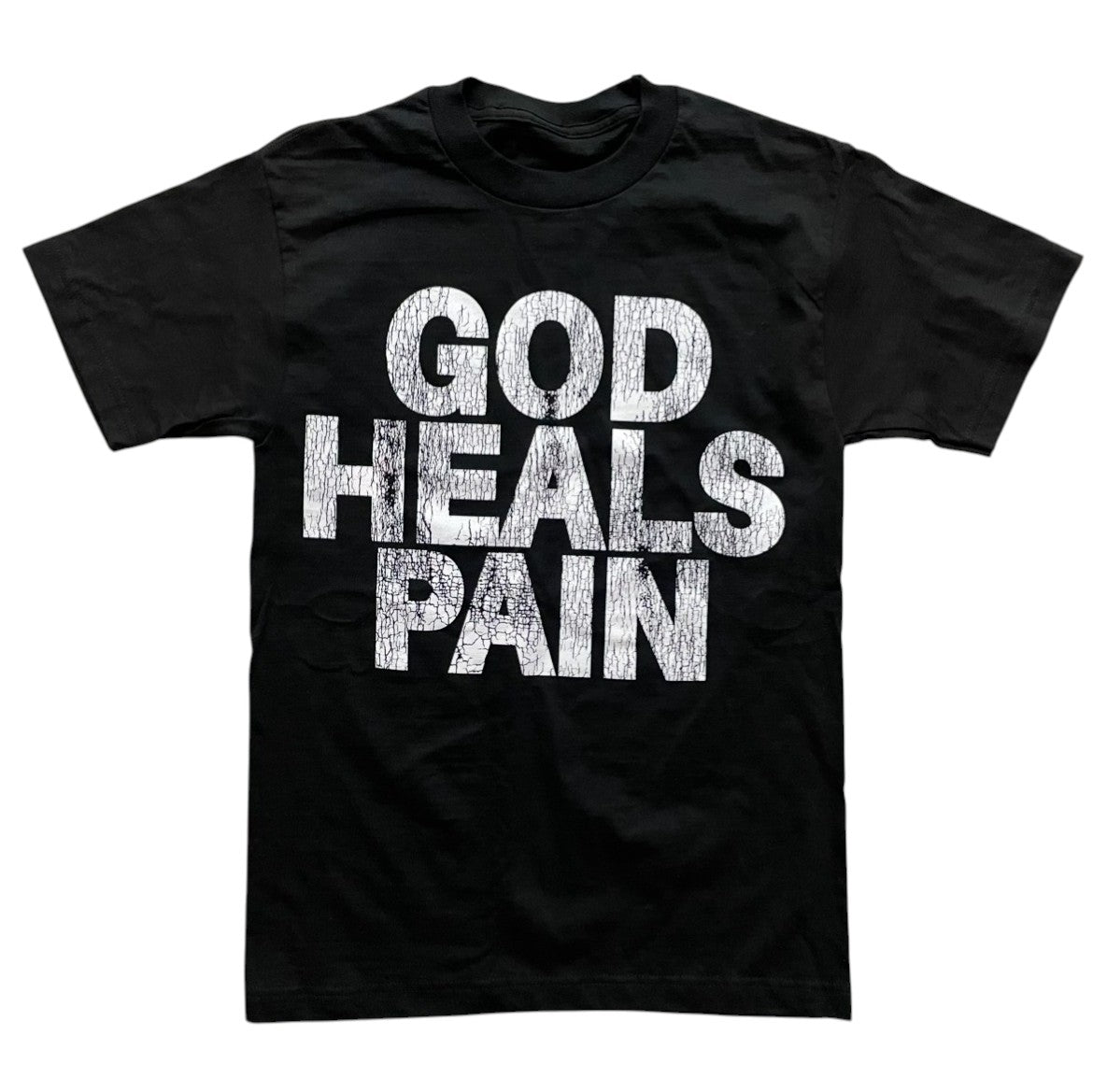 WHITE LOGO (BLACK T-SHIRT)